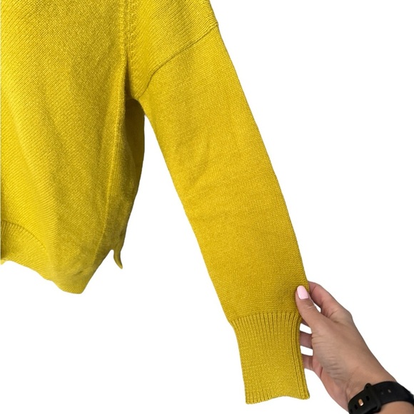Maeve by Anthropologie Mustard Yellow Turtleneck Sweater | Size S M1 - Picture 2 of 11